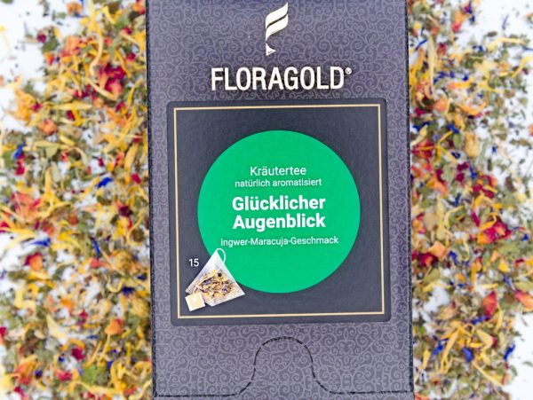 Floragold Kräutertee Glücklicher Augenblick