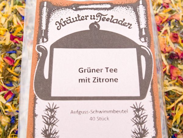 Schwimmbeutel Grüntee Zitrone