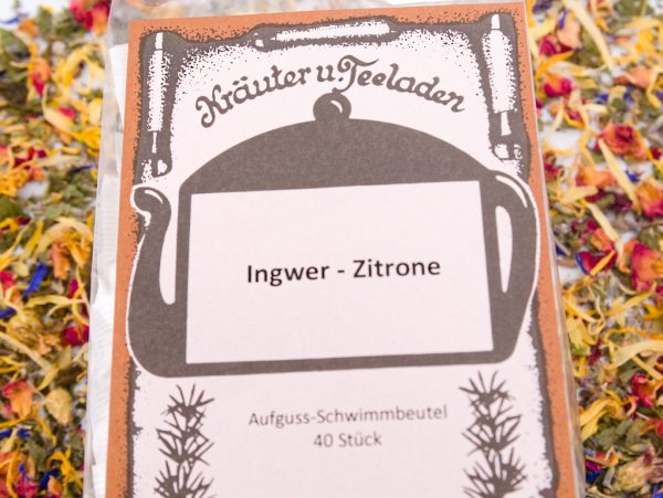 Schwimmbeutel Kräutertee Ingwer - Zitrone
