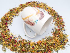 Porzellantasse Mäuse