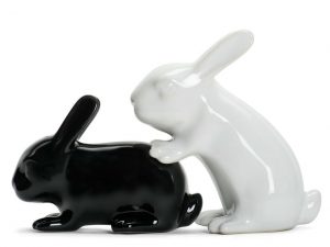 Salz - und Pfefferstreuer Hasen