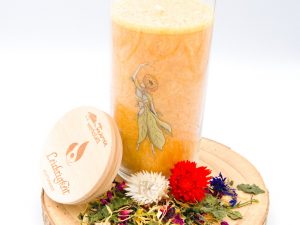 Heilkräuterkerze im Glas - Leichtigkeit