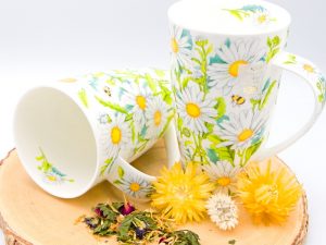 Porzellantasse Dunoon Gänseblümchen