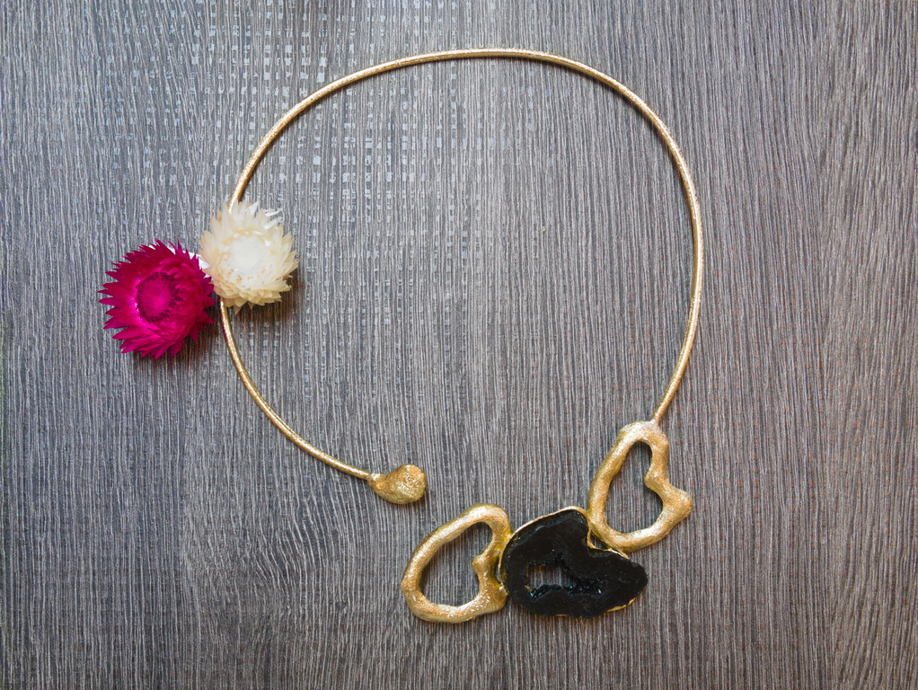 Collier Bronze vergoldet